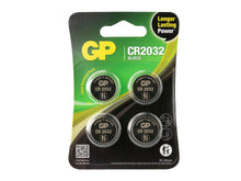 GP CR2032 celbatterij lithium 3V 4 stuks