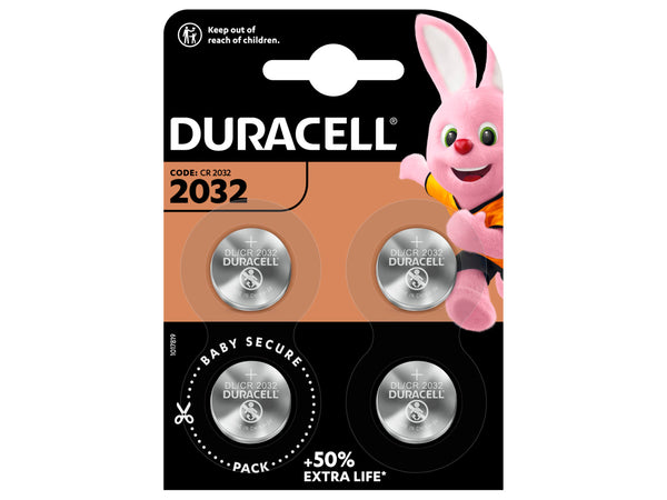 Duracell CR2032 celbatterij lithium 3V 4 stuks