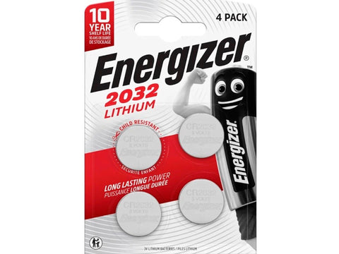 Energizer CR2032 celbatterij lithium 3V 4 stuks