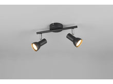 Reality Cantar balkspot GU10 max. 2x5 W mat zwart