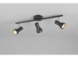 Reality Cantar balkspot GU10 max. 3x5 W mat zwart