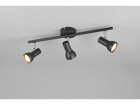 Reality Cantar balkspot GU10 max. 3x5 W mat zwart