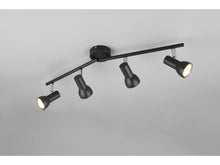 Reality Cantar balkspot GU10 max. 4x5 W mat zwart
