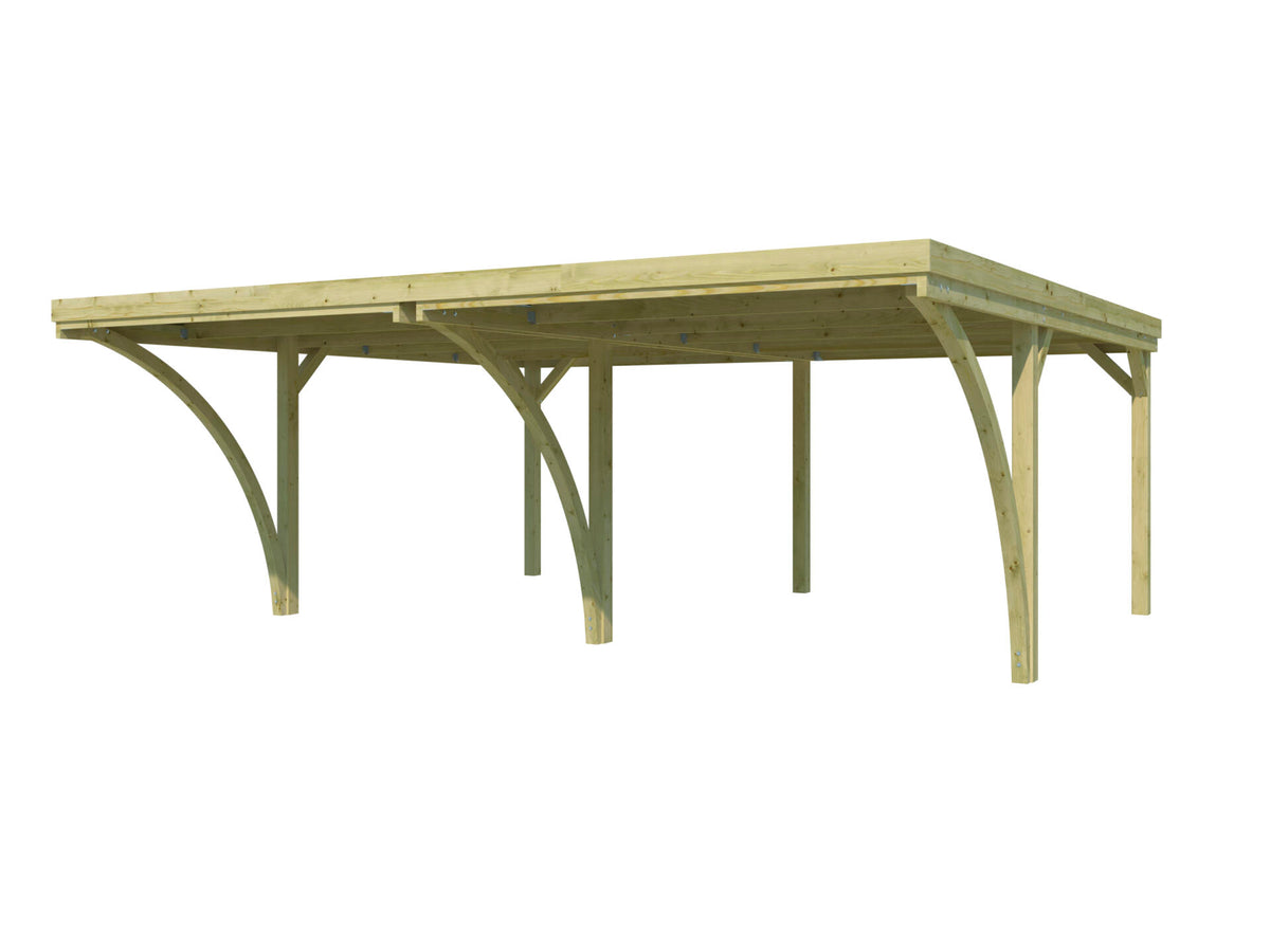 Gardenas Capri dubbele carport 594x552 cm