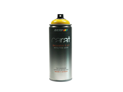 Motip Carat lakspray hoogglans 0,4l koolzaad geel