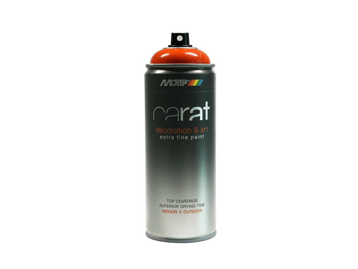Motip Carat lakspray hoogglans 0,4l verkeersoranje