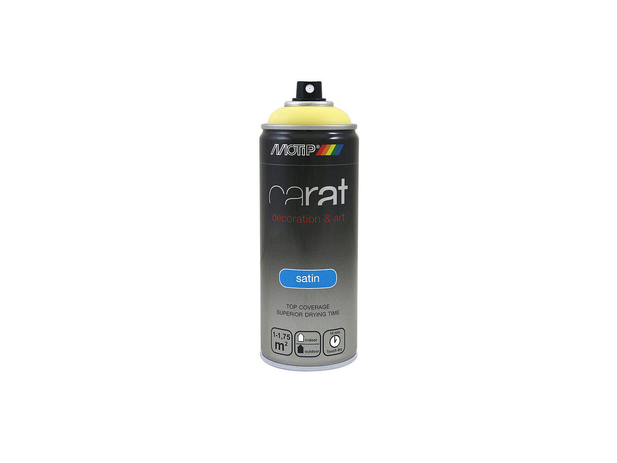 Motip Carat lakspray zijdeglans 0,4l paasgeel