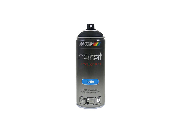 Motip Carat lakspray zijdeglans 0,4l pikzwart