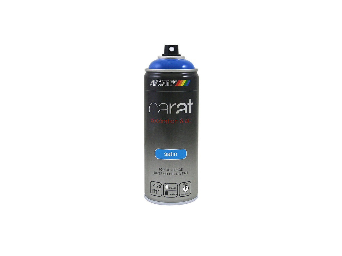 Motip Carat lakspray zijdeglans 0,4l verkeersblauw