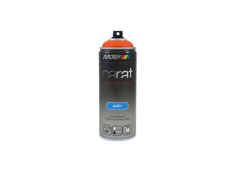 Motip Carat lakspray zijdeglans 0,4l verkeersoranje