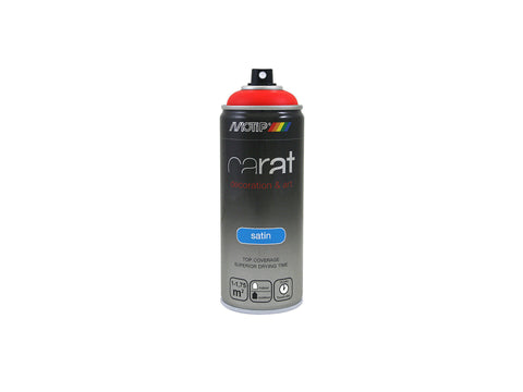 Motip Carat lakspray zijdeglans 0,4l verkeersrood