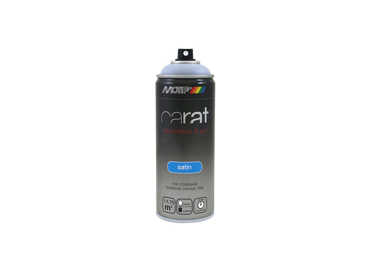 Motip Carat lakspray zijdeglans 0,4l zilvergrijs