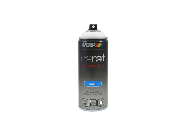 Motip Carat lakspray zijdeglans 0,4l zuiver wit