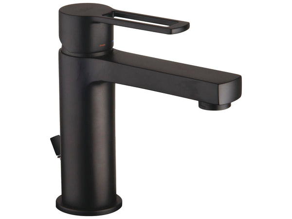 Lafiness Carbon mitigeur lavabo noir mat