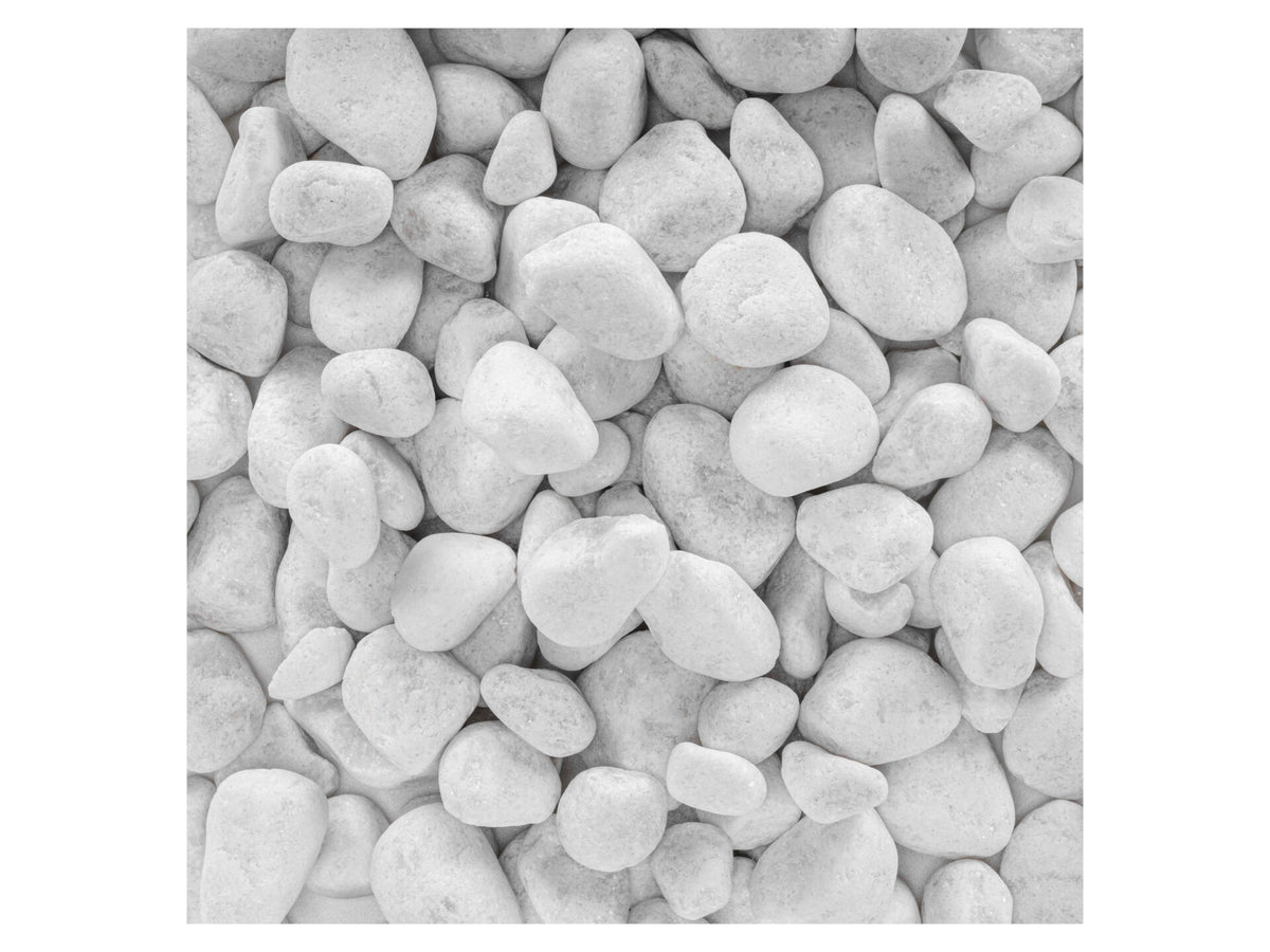 Carrara keien 25-40 mm 20kg wit