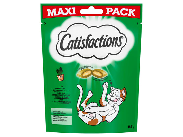 Catisfactions kattensnack kattenkruidsmaak 180g