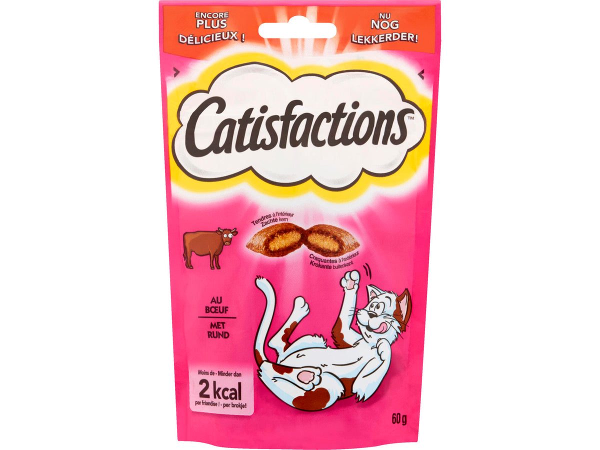 Catisfactions kattensnack rund 60g