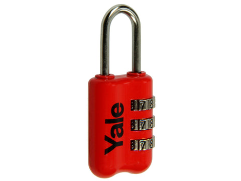 Yale Cijferhangslot 23mm rood