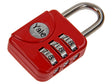 Yale Cijferhangslot 28mm rood