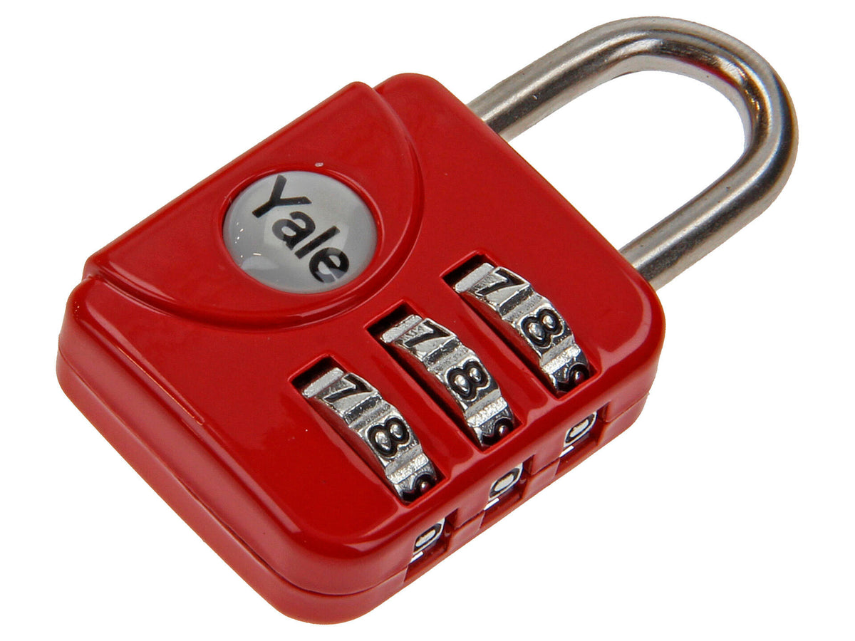 Yale Cijferhangslot 28mm rood