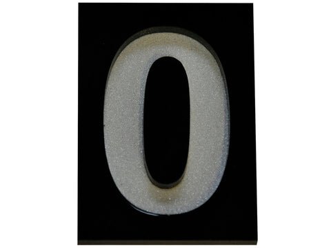 Cijfermodule nummer 0 5x7 cm