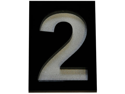 Cijfermodule nummer 2 5x7 cm