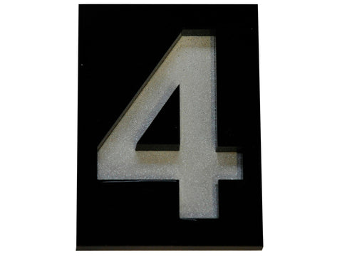 Cijfermodule nummer 4 5x7 cm