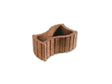 Cinthia bloembak 58,5x35 cm beton bruin