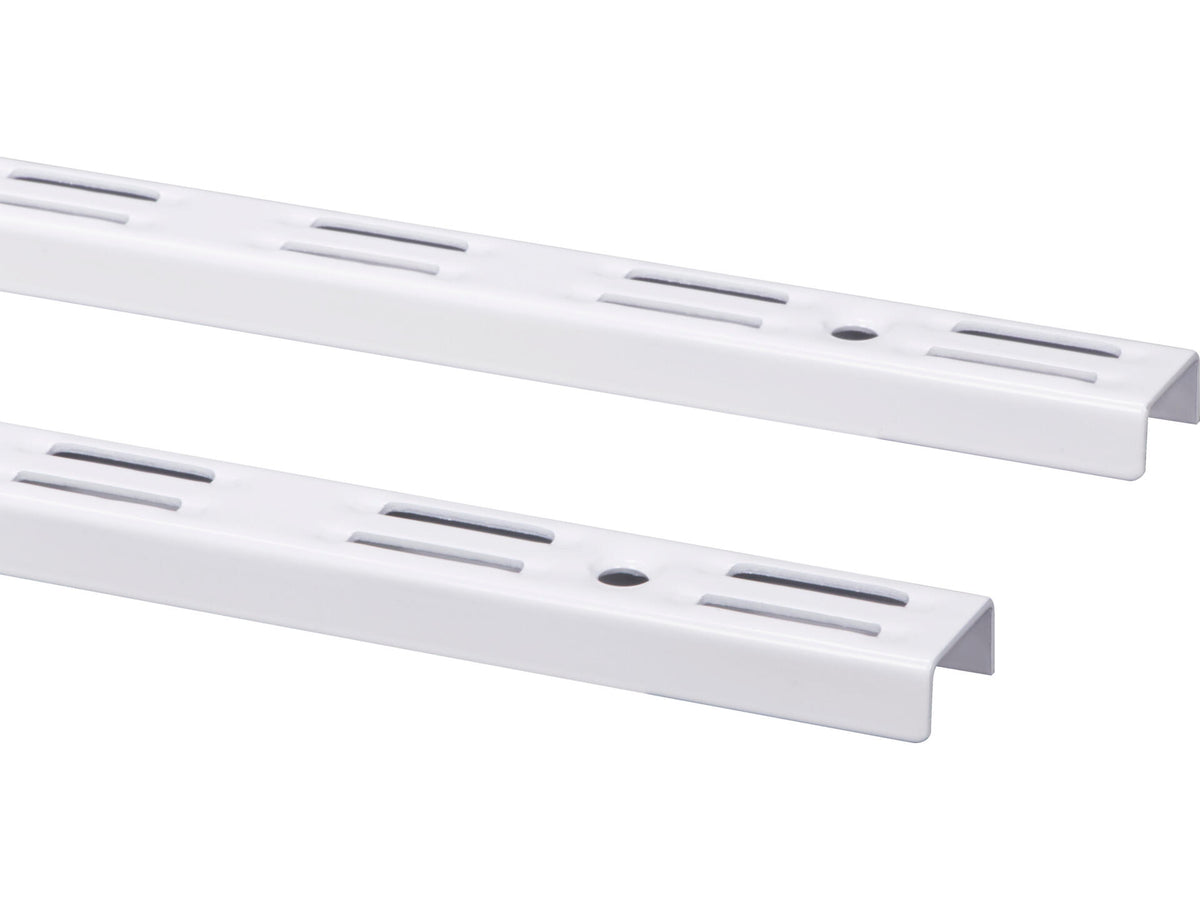 Element System Classic 50 wandrail dubbel 200cm wit 2 stuks