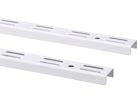 Element System Classic 50 wandrail dubbel 200cm wit 2 stuks