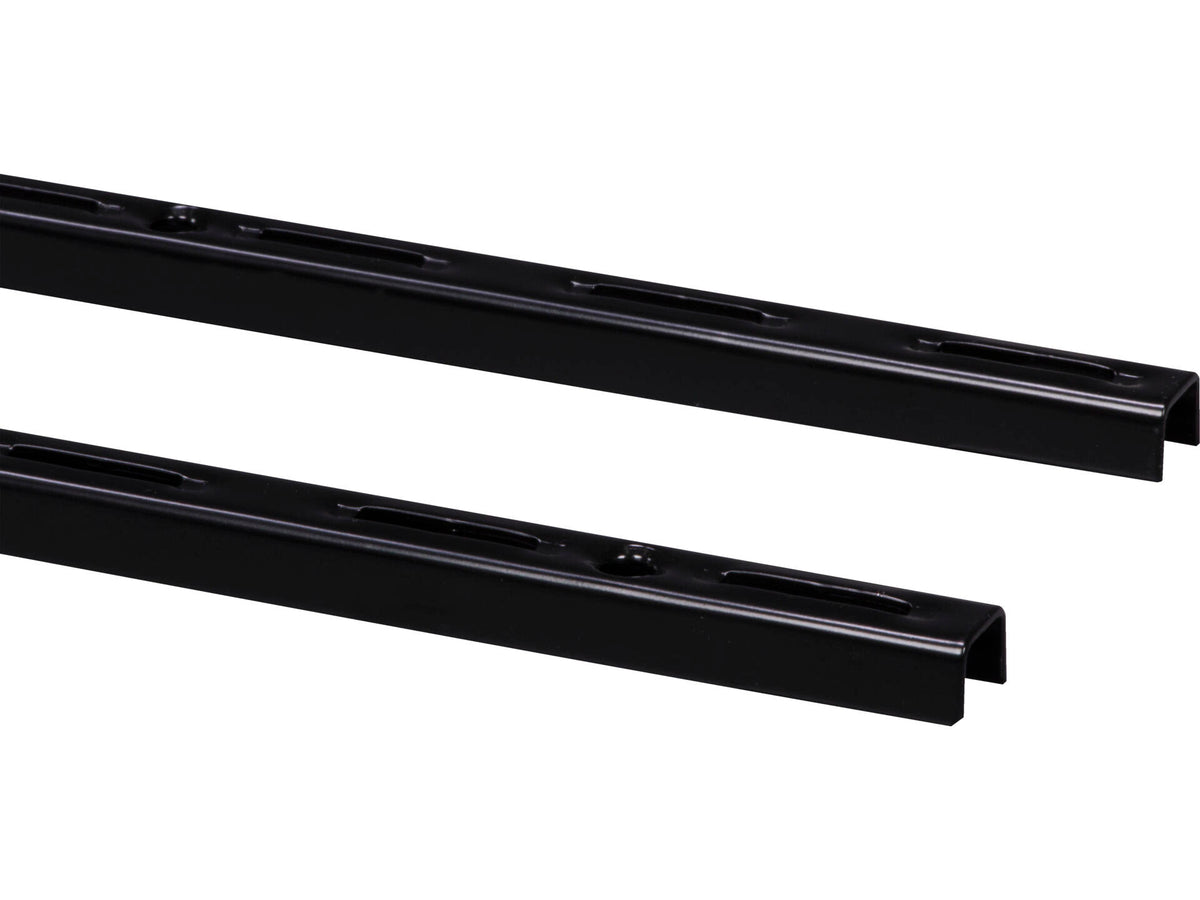 Element System Classic 50 wandrail enkel 200cm zwart 2 stuks