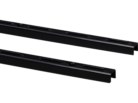 Element System Classic 50 wandrail enkel 200cm zwart 2 stuks