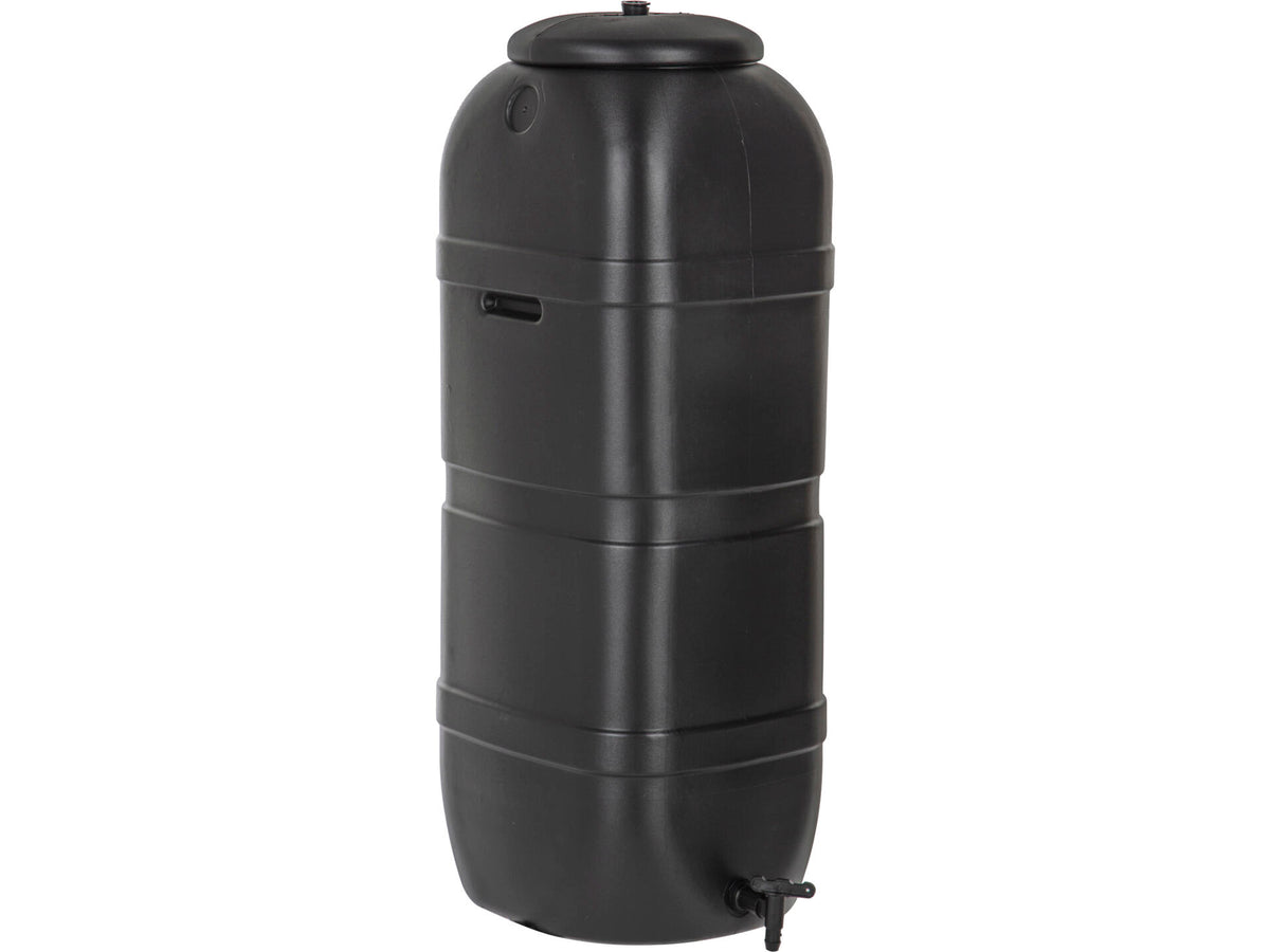 Practo Garden Classic regenton 100l + kraantje zwart