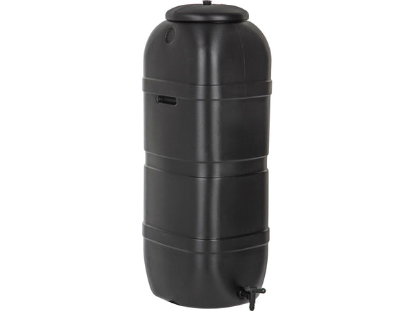 Practo Garden Classic regenton 100l + kraantje zwart