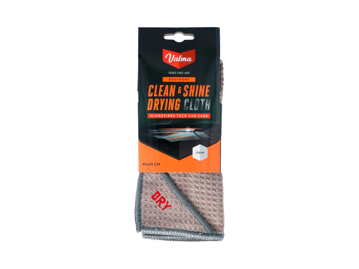 Valma Clean & Shine droogdoek 40x40 cm microvezel