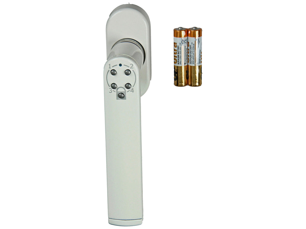Yale Code Handle deur- en raamklink slot wit