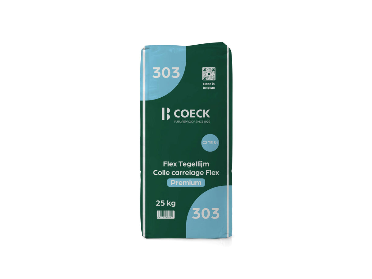 Coeck Flex Premium tegellijm grijs 25kg