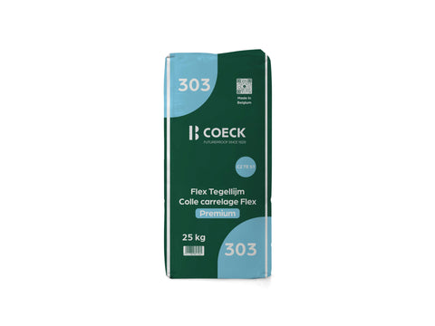 Coeck Flex Premium tegellijm grijs 25kg