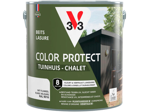 V33 Color Protect beits tuinhuis 2,5l wit