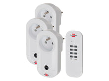 Brennenstuhl Comfort-Line RC CE1 3001 draadloos stopcontact 1000W 3 stuks + afstandsbediening wit