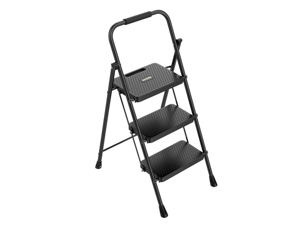 Escalo Comfort Step trapladder 3 treden zwart