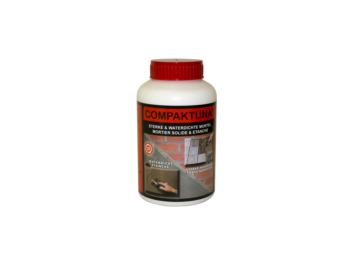 Compaktuna mortel waterdicht 1l wit