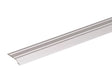 Barre de seuil percée 39x10 mm 90cm aluminium anodisé métal aspect inox