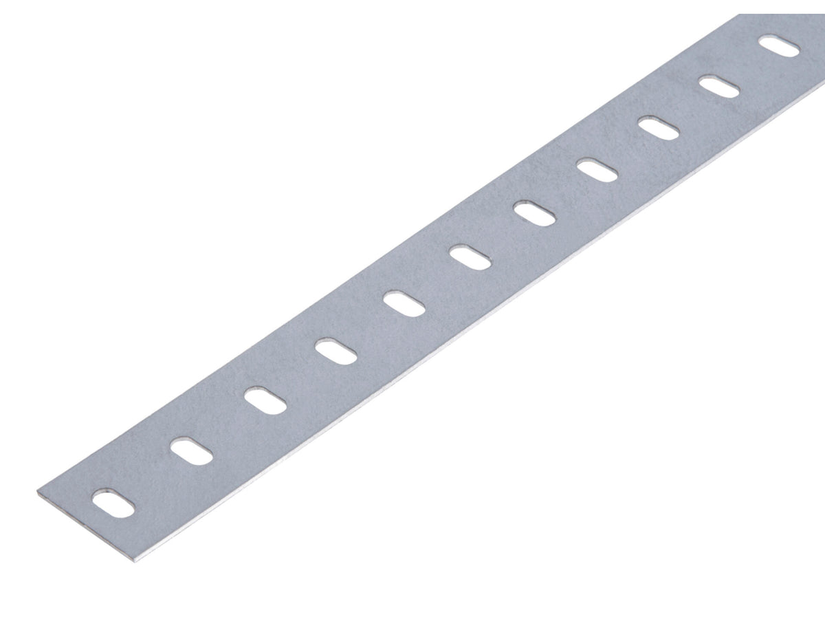 Conceptor stang plat 35x1,5 mm 100cm verzinkt staal zwart