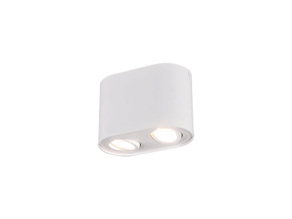 Trio Cookie spot de plafond GU10 max. 2x35 W blanc