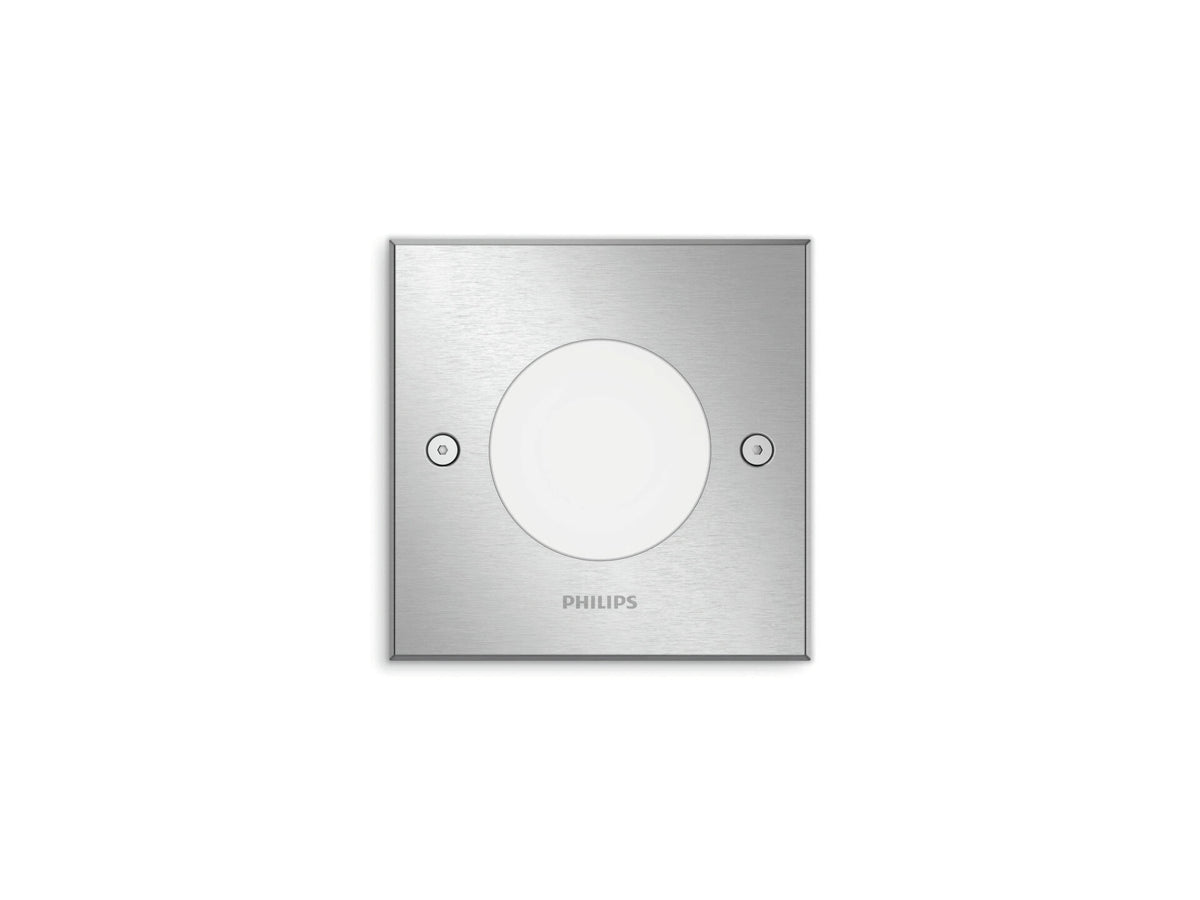 Philips Crust LED grondinbouwspot 4W inox