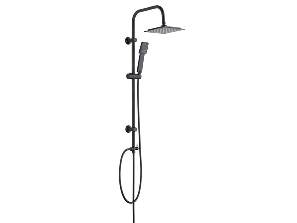 Wenko Cuadro set de douche noir mat