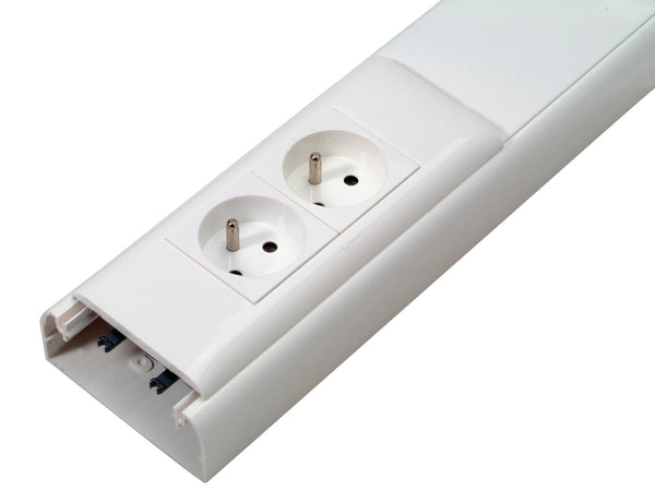 Legrand DLP kabelgoot 35x80 mm 2m + eindstukken wit