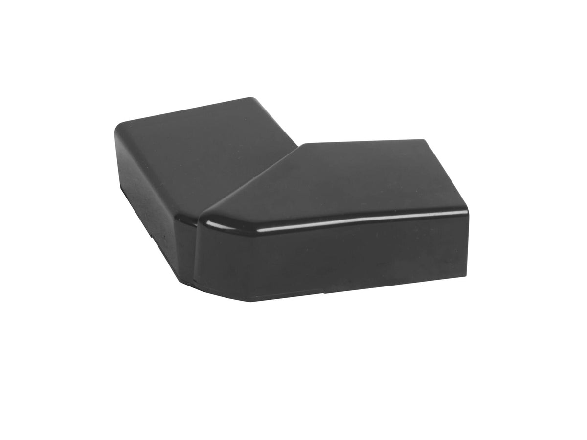 Legrand DLP platte hoek 32x12,5 mm zwart