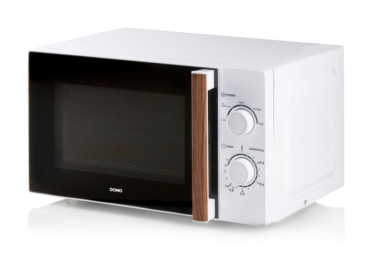 DOMO DO2720 microgolfoven 20l solo hout wit